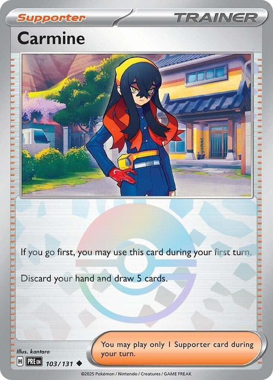 Carmine (Poke Ball Pattern) - SV: Prismatic Evolutions (PRE)