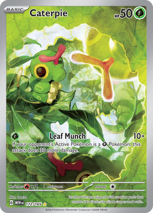 Caterpie - 172/165 - SV: Scarlet & Violet 151 (MEW)