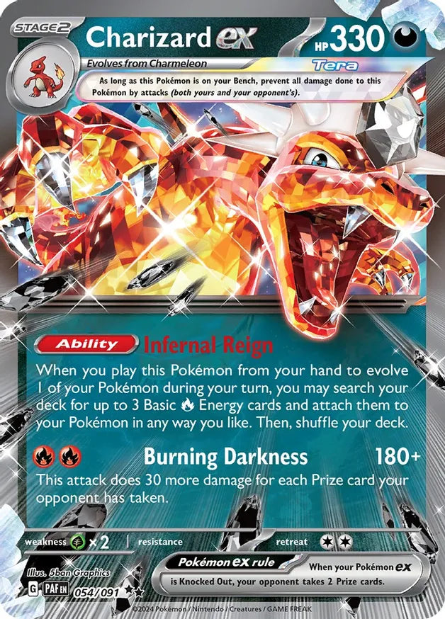 Charizard ex - 054/091 - SV: Paldean Fates (PAF)