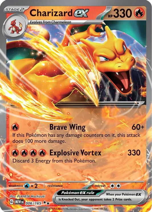 Charizard ex - 006/165 - SV: Scarlet & Violet 151 (MEW)