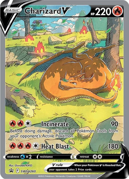 Charizard V, VSTAR, VMAX - SWSH260, SWSH261, SWSH262 - SWSH: Sword & Shield Promo Cards (SWSD)