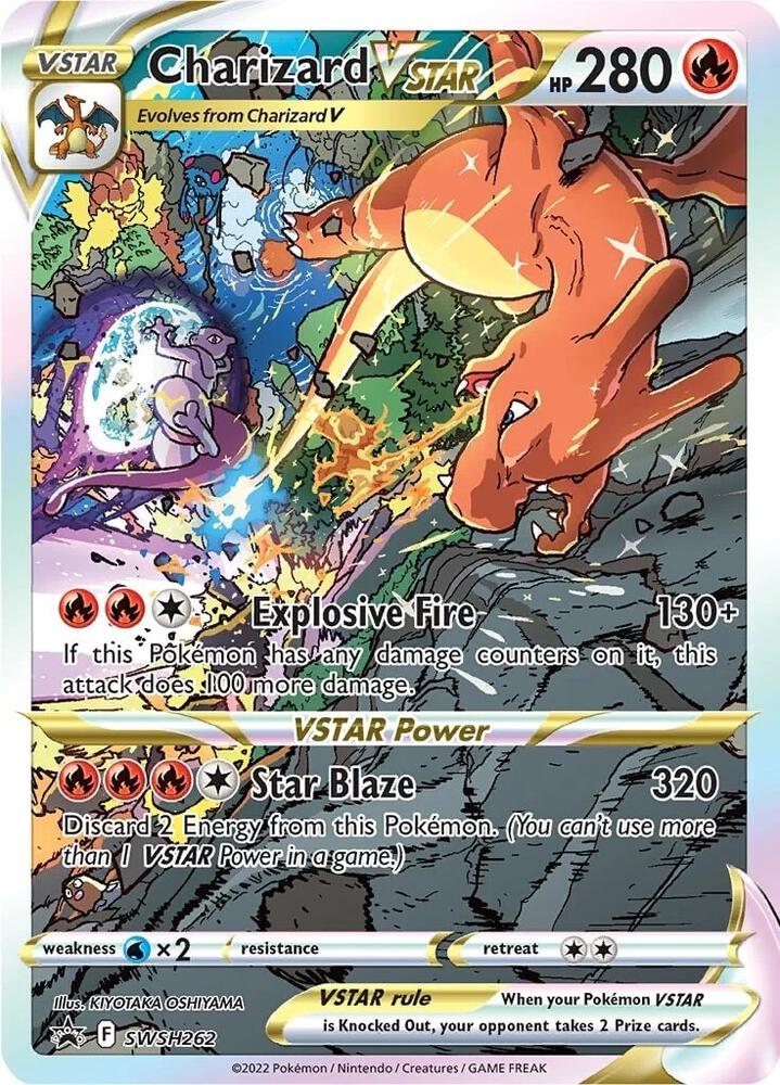 Charizard V, VSTAR, VMAX - SWSH260, SWSH261, SWSH262 - SWSH: Sword & Shield Promo Cards (SWSD)