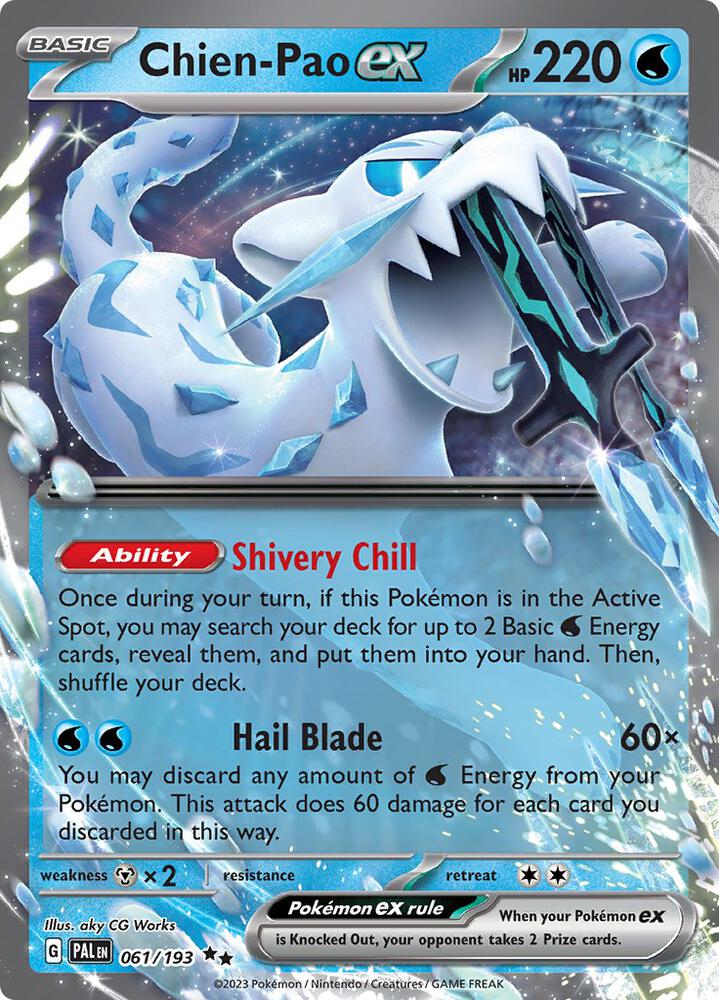 Chien-Pao ex - 061/193 - SV02: Paldea Evolved (PAL)