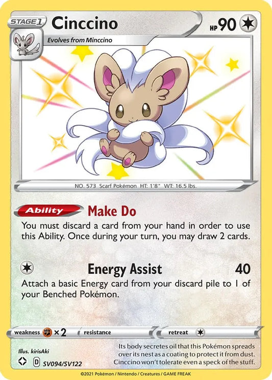 Cinccino - Shining Fates: Shiny Vault (SHFSV)