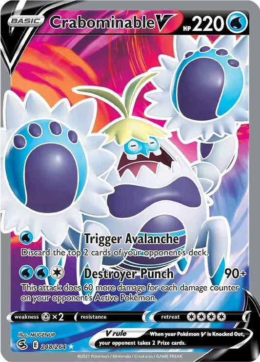 Crabominable V (Full Art) - SWSH08: Fusion Strike (SWSH08)