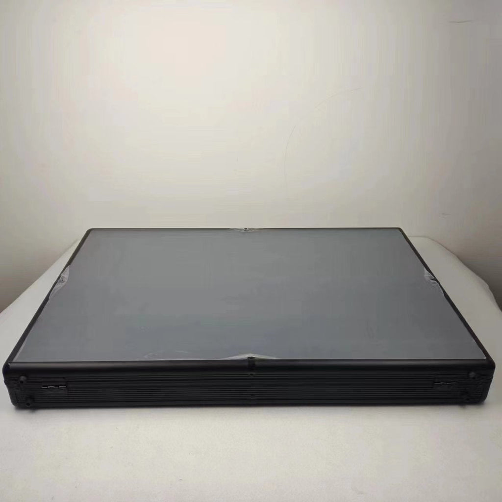 EVORETRO Lockable Showcase Display Case 36x24x1.65" Black – Secure & Stylish Storage for Collectibles