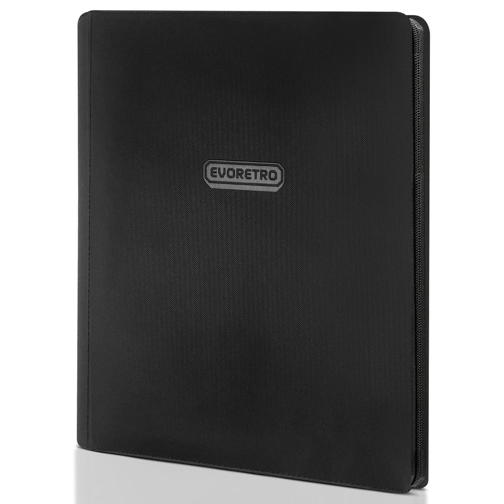 EVORETRO 9-Pocket Zip-Up Trading Card Zipper Binder for 360 cards
