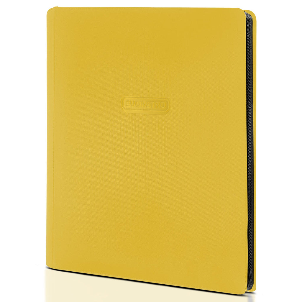 EVORETRO 9-Pocket Zip-Up Trading Card Zipper Binder for 360 cards