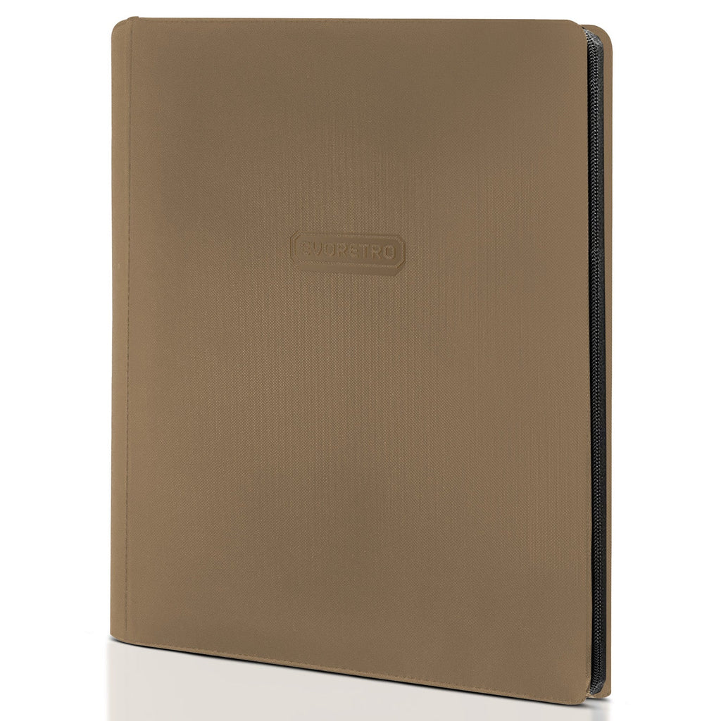 EVORETRO 9-Pocket Zip-Up Trading Card Zipper Binder for 360 cards