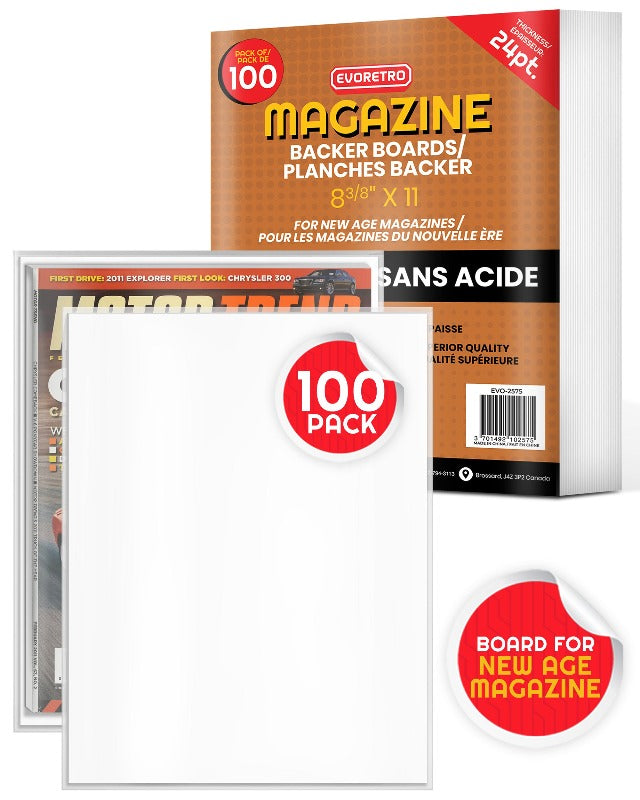 New Age Magazines Comic Backer Boards - Backboard 24PT