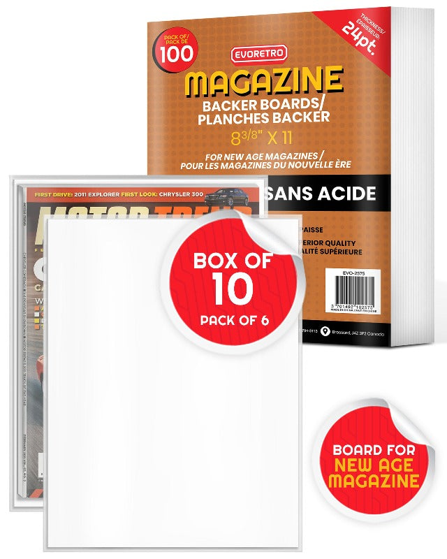 New Age Magazines Comic Backer Boards - Backboard 24PT