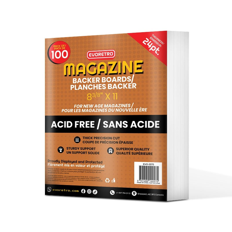 New Age Magazines Comic Backer Boards - Backboard 24PT
