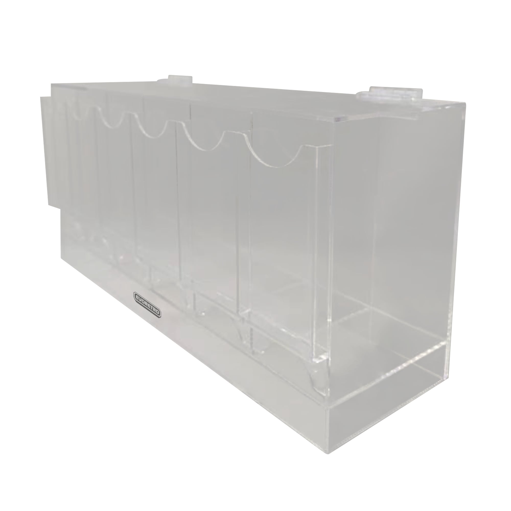 EVORETRO Acrylic Display Stand for Booster  DispenserPacks – Retail Counter Unit with Top Shelf