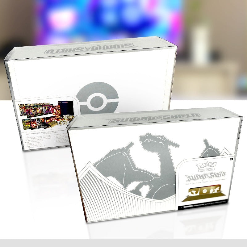 Pokémon TCG Sword and Shield Charizard Ultra Premium Collection EVORETRO PET Box Display Case