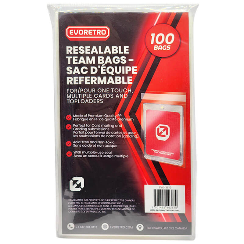 EVORETRO Team bag for cards Team good for Shipping Sport card, Pokemon or TCG