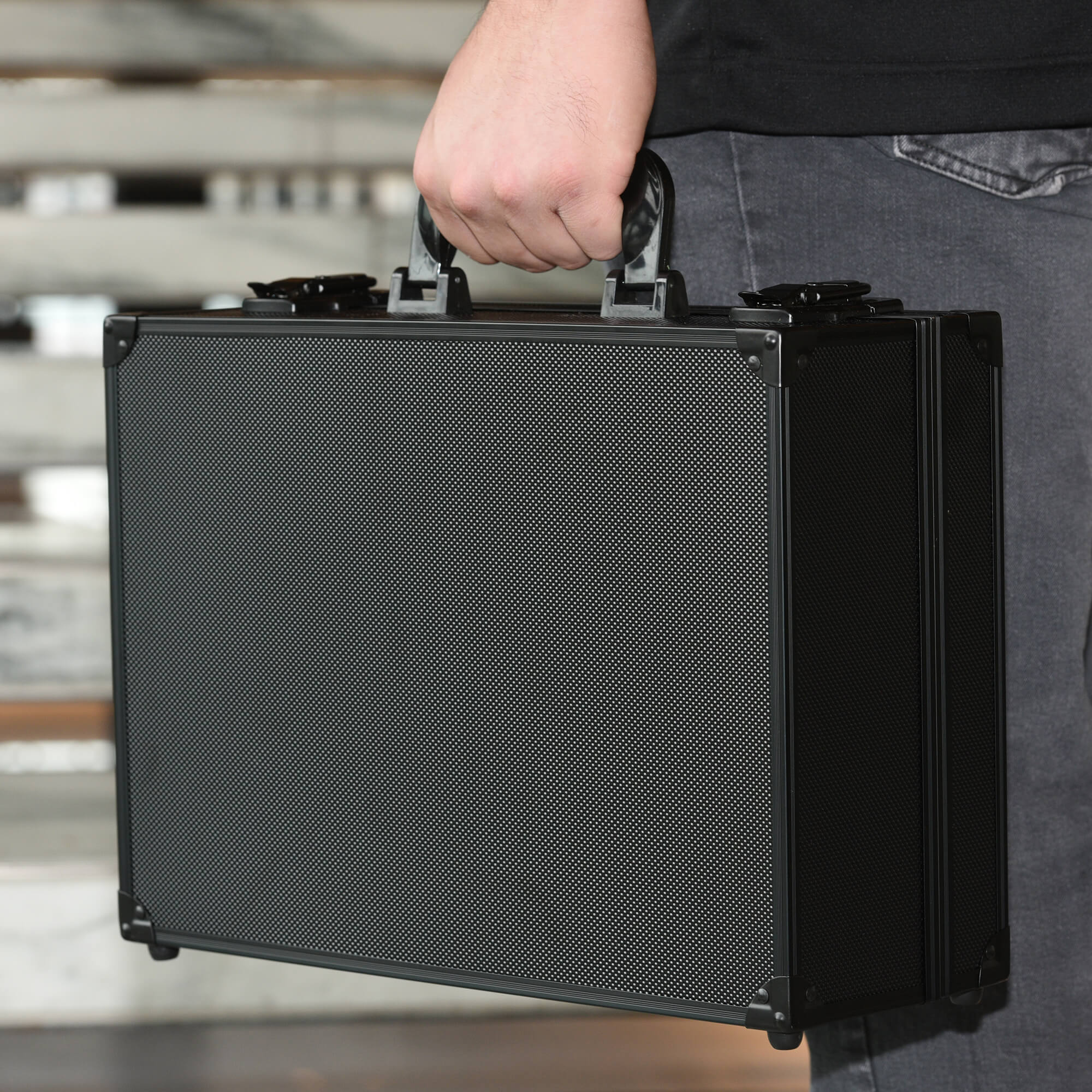 EVORETRO Toploader Card Storage Box for 140 Magnetic Case & 600 Toploader Combination Lock