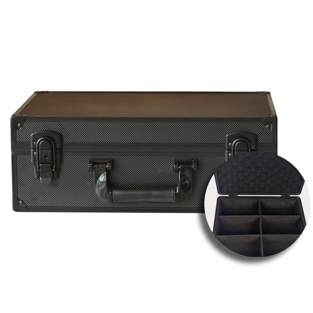 EVORETRO Toploader Card Storage Box for 140 Magnetic Case & 600 Toploader Combination Lock