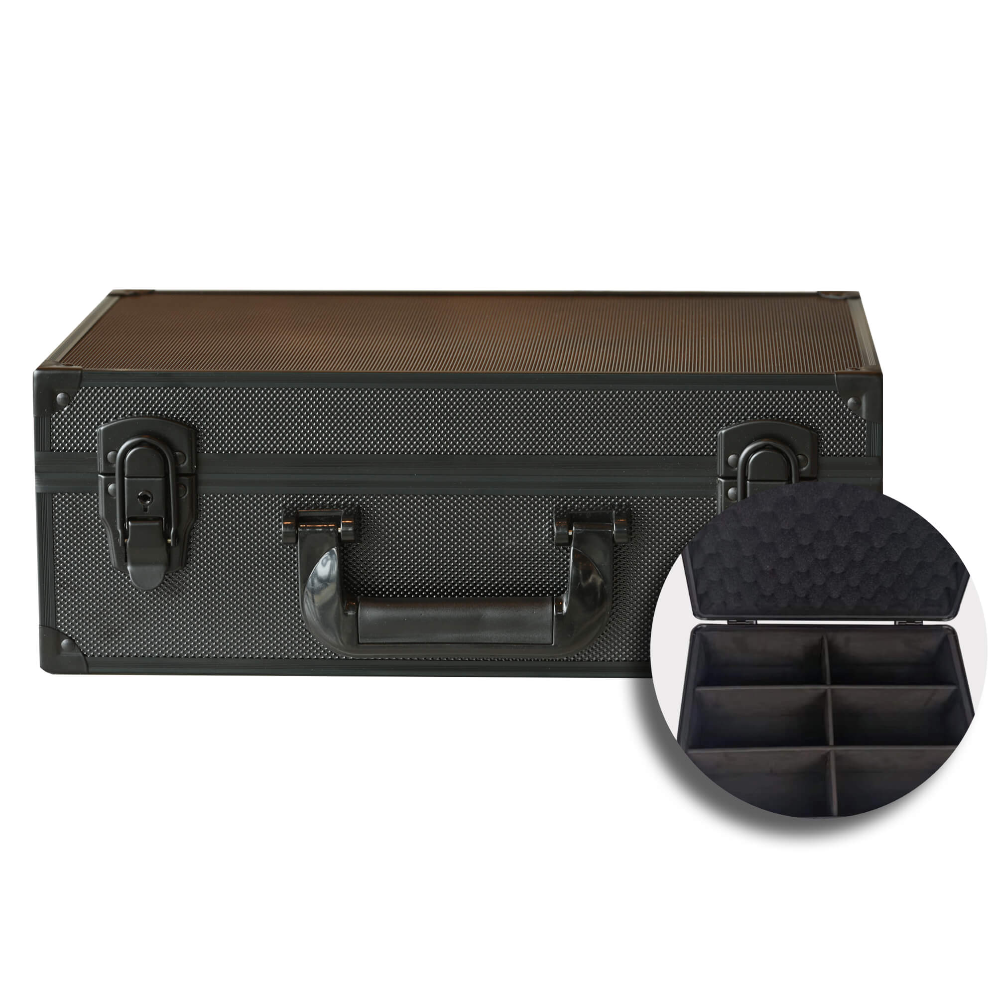 EVORETRO Toploader Card Storage Box for 140 Magnetic Case & 600 Toploader Combination Lock