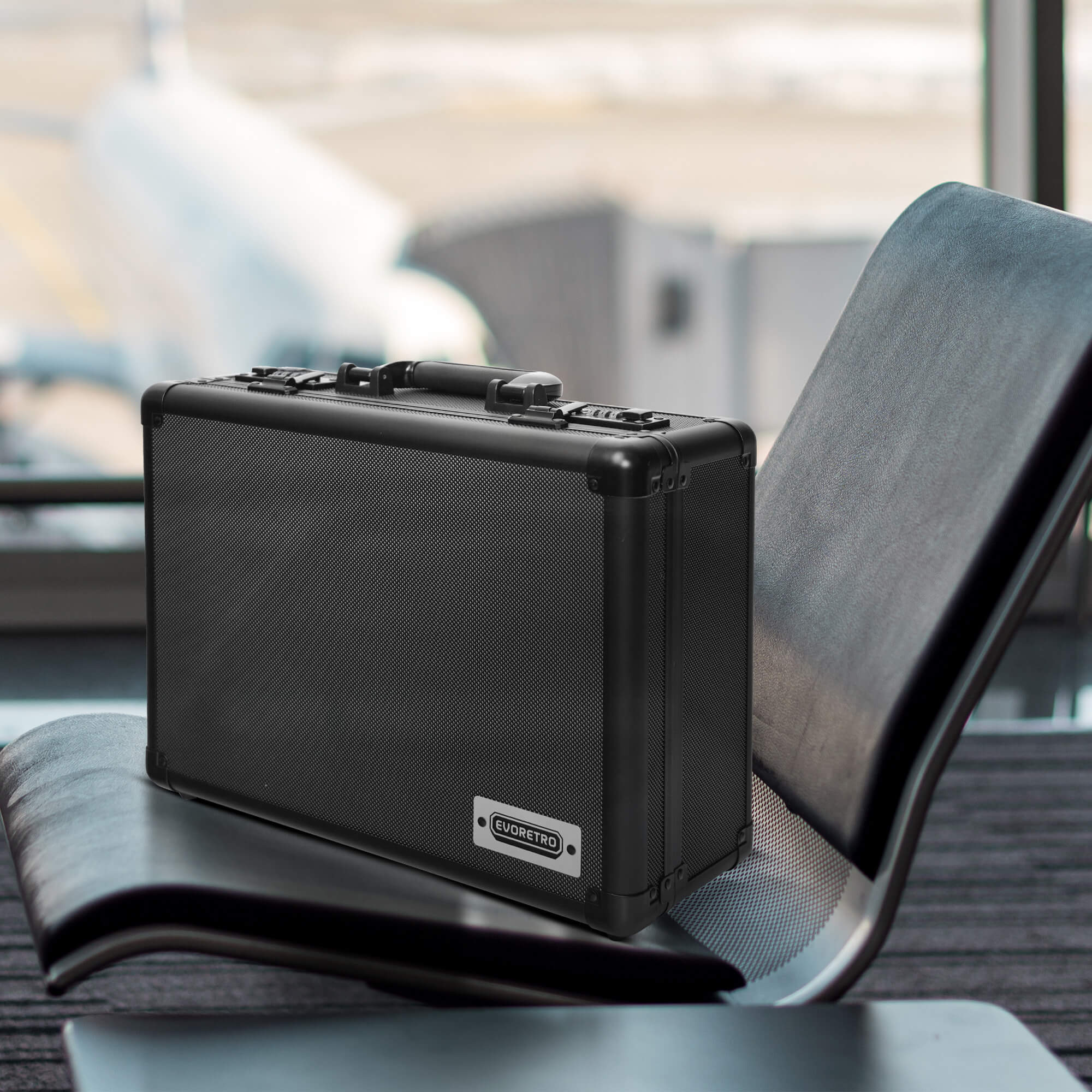 EVORETRO Toploader Card Storage Box for 140 Magnetic Case & 600 Toploader Combination Lock
