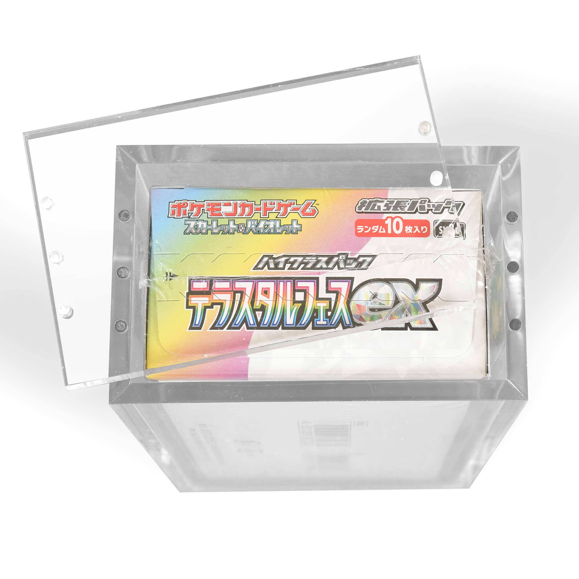 Japanese Small Booster Box EVORETRO Acrylic Case Magnetic Display
