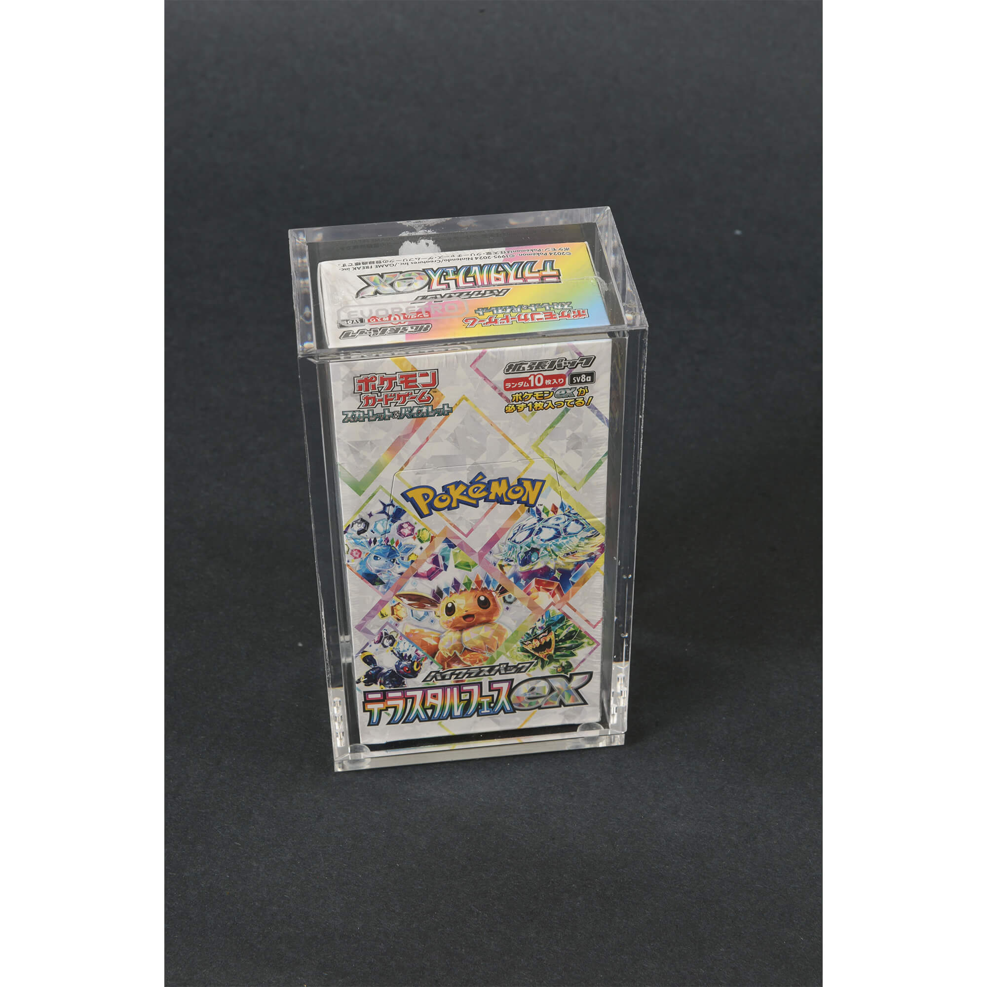 Japanese Small Booster Box EVORETRO Acrylic Case Magnetic Display