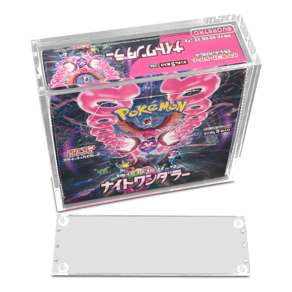 Japanese Large Booster Box EVORETRO Acrylic Case Magnetic Display