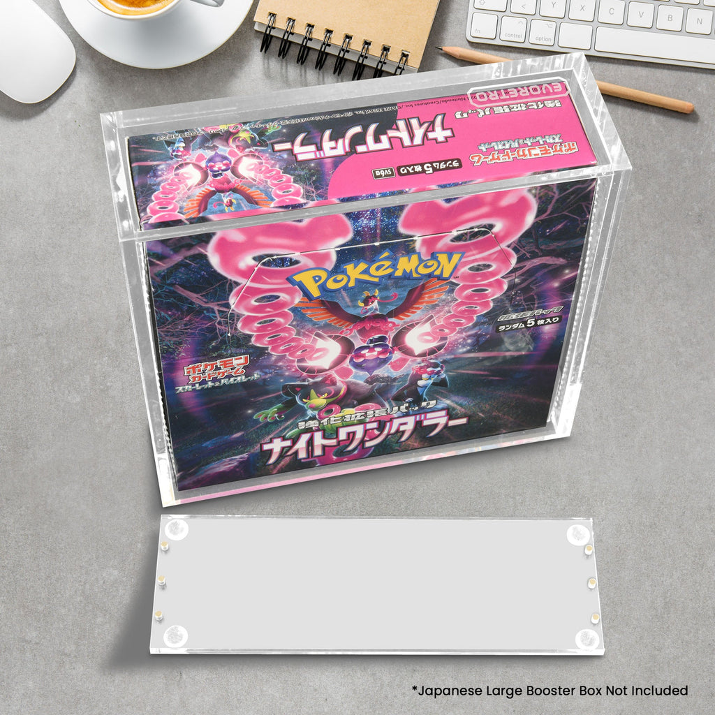 Japanese Large Booster Box EVORETRO Acrylic Case Magnetic Display