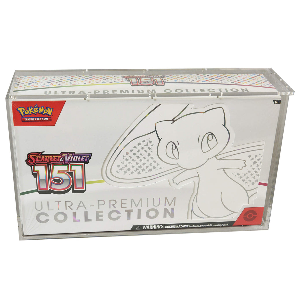 EVORETRO Acrylic Case Display for Pokemon 151 Scarlet Mega Charizard EX & Violet Ultra-Premium Collection Box