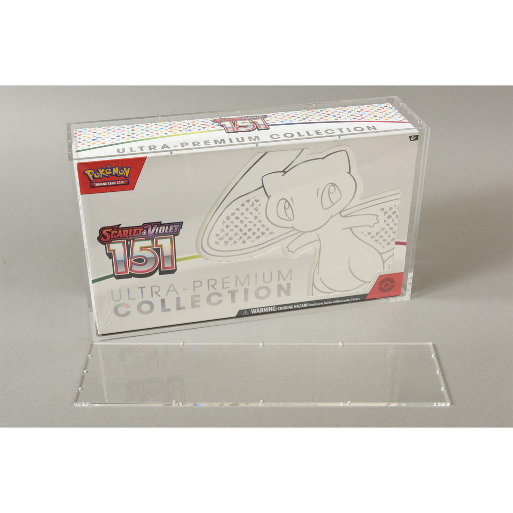 EVORETRO Acrylic Case Display for Pokemon 151 Scarlet Mega Charizard EX & Violet Ultra-Premium Collection Box