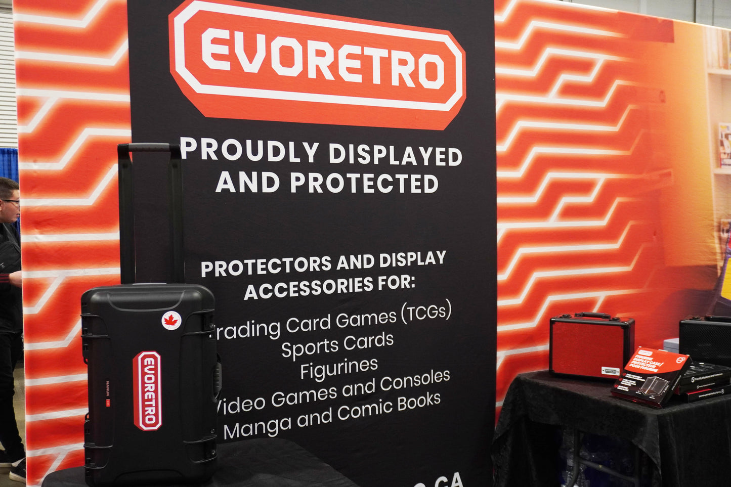 EVORETRO Waterproof Wheeled Card Case - Holds 160 Graded Slabs