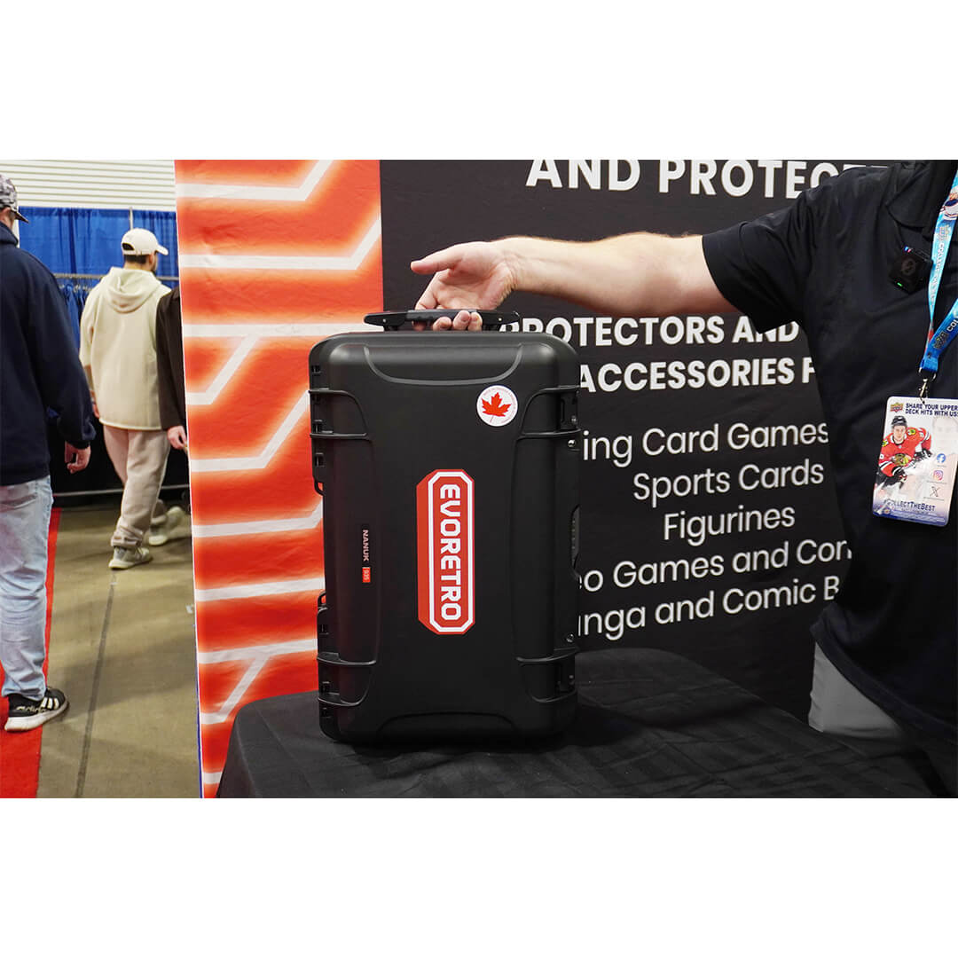 EVORETRO Waterproof Wheeled Card Case - Holds 160 Graded Slabs