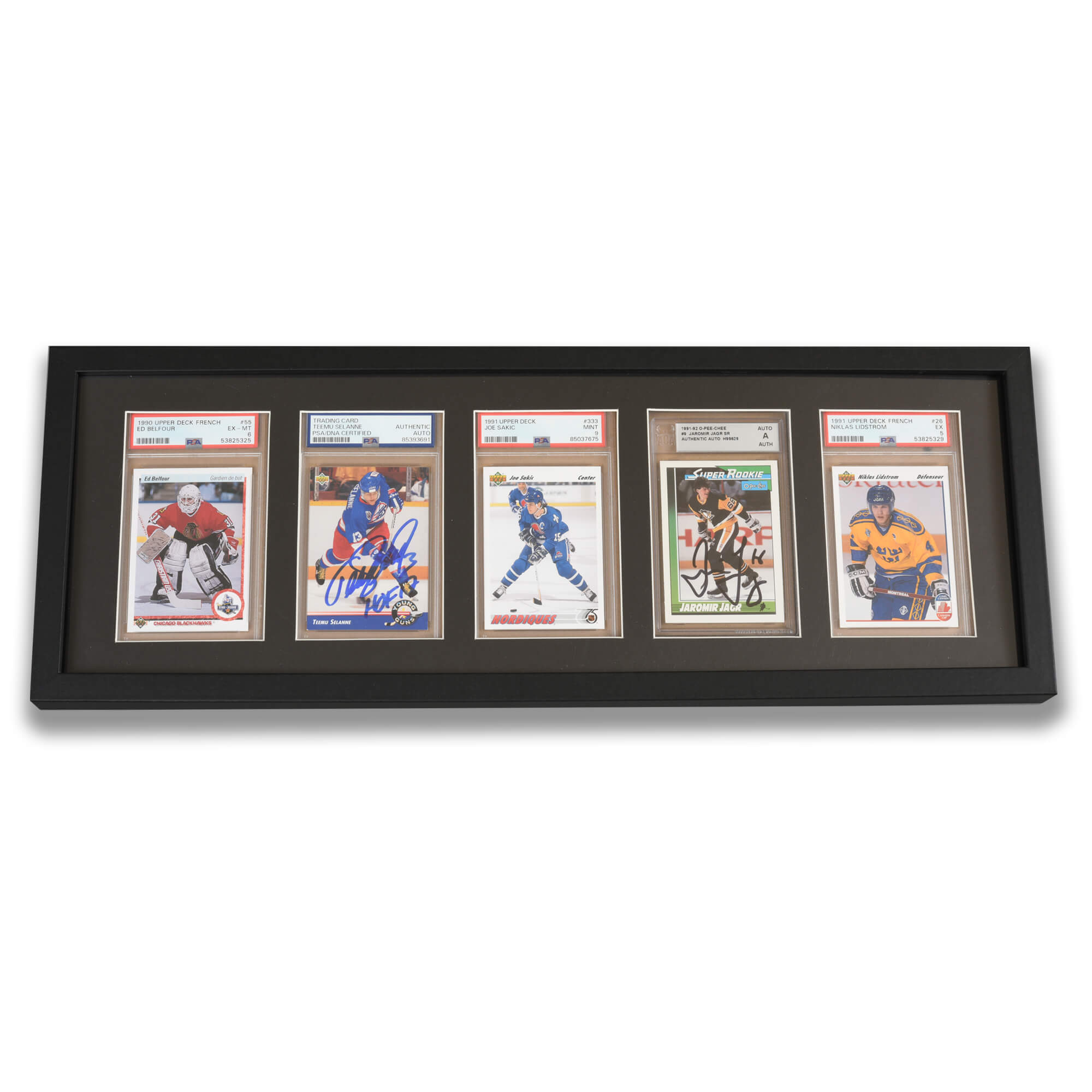 PSA Graded Wooden Frame Display with UV Glass card fit very tight ! LIQUIDATION