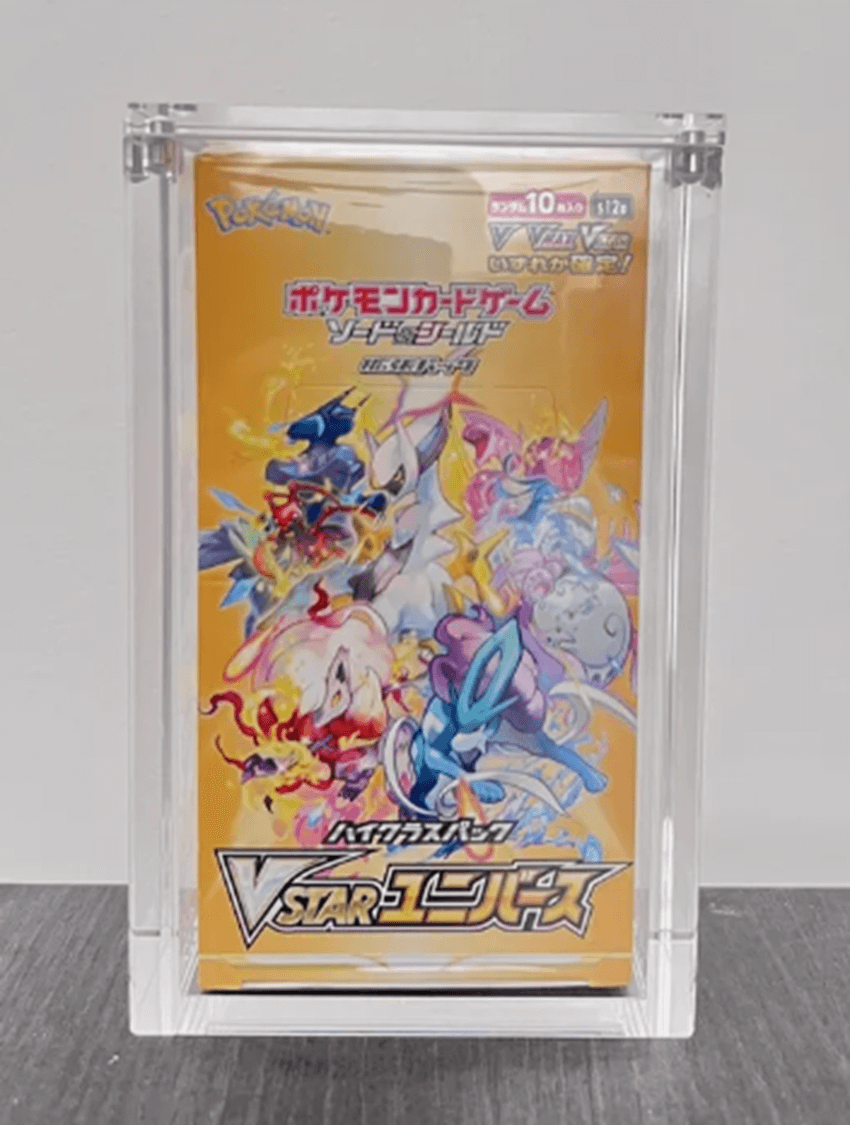 Japanese Small Booster Box EVORETRO Acrylic Case Magnetic Display