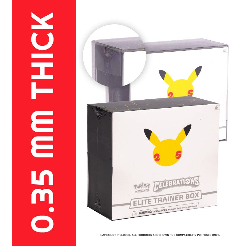 5x EVORETRO Case Protector for Pokemon ETB PET