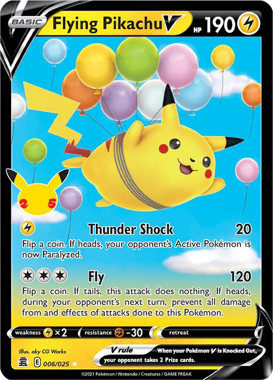 Flying Pikachu V - Celebrations (CLB)