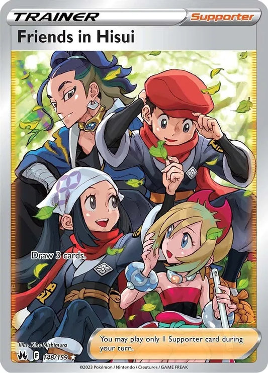 Friends in Hisui (Full Art) - Crown Zenith (CRZ)