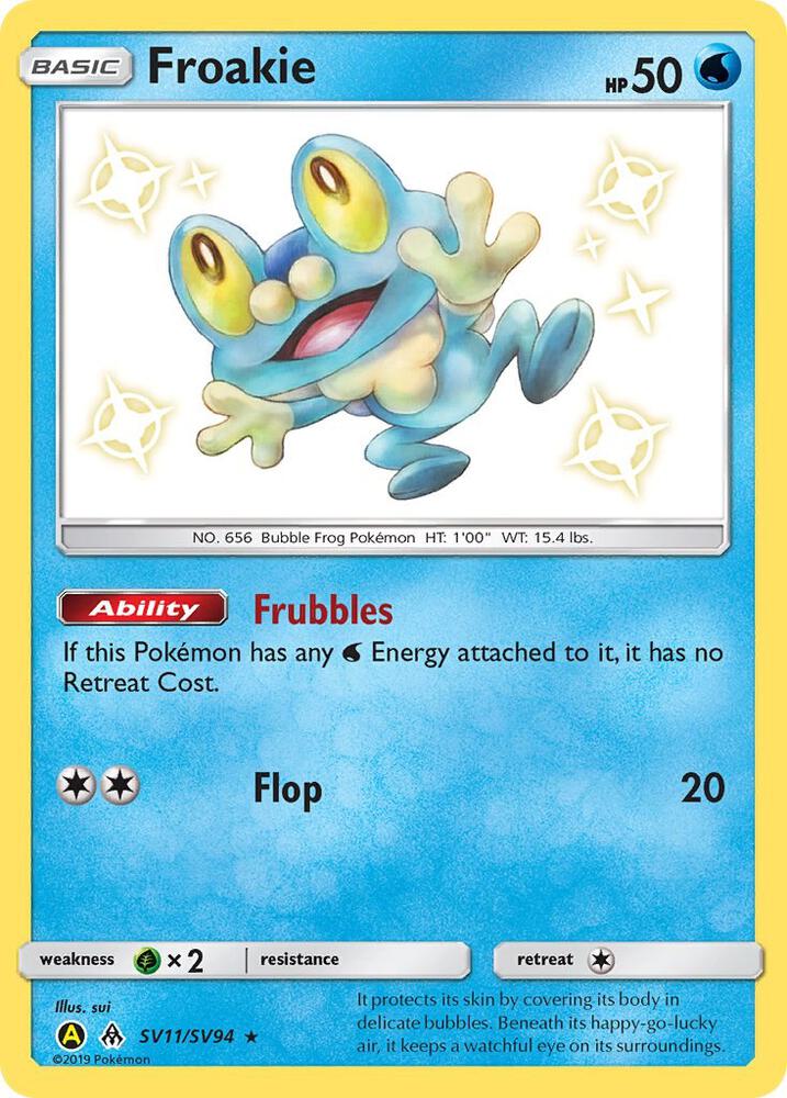 Froakie - Hidden Fates: Shiny Vault (HIF:SV)