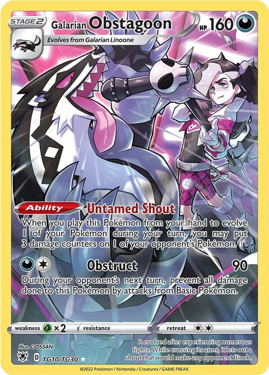 Galarian Obstagoon - SWSH10: Astral Radiance Trainer Gallery (SWSH10:TG)