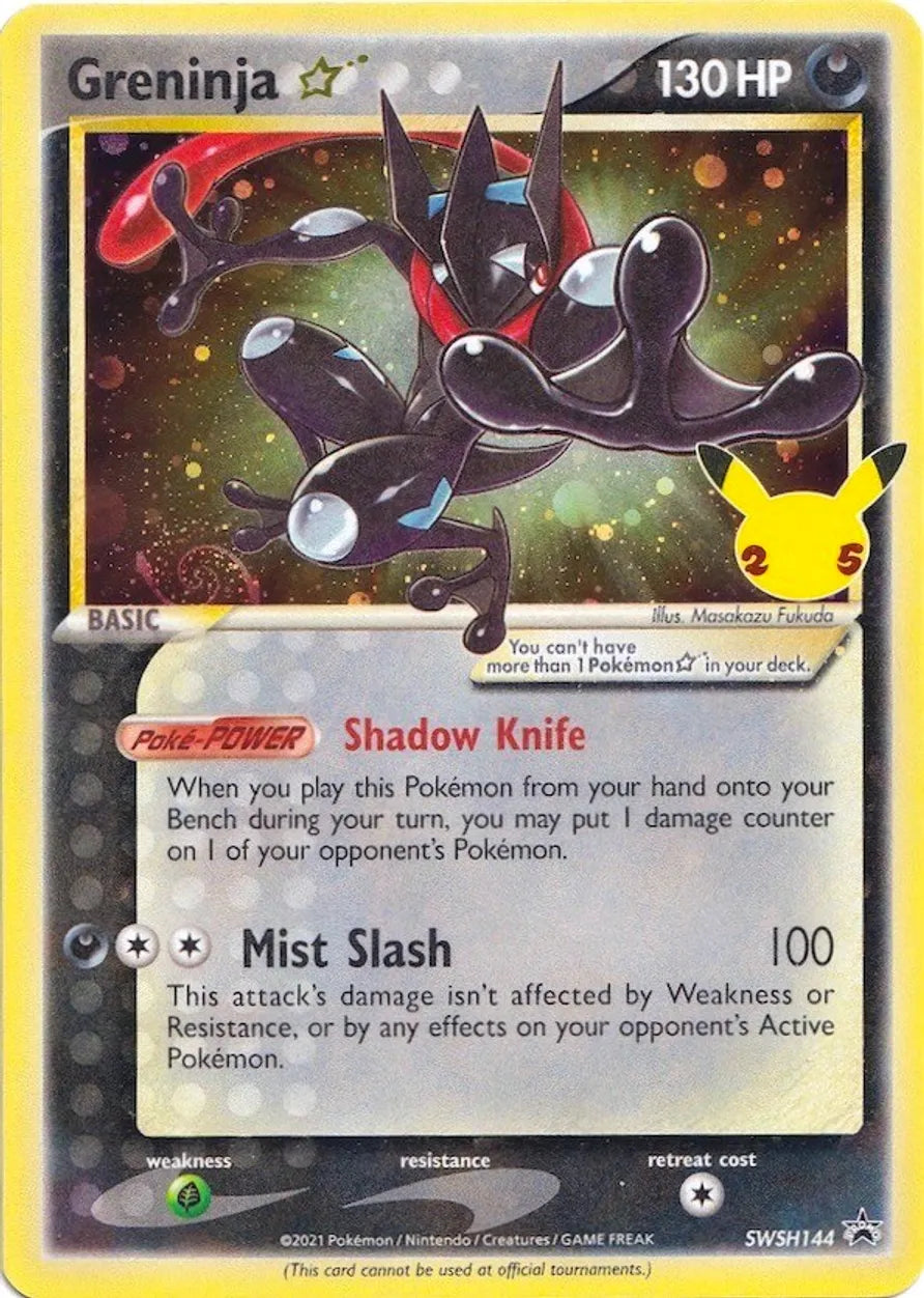 Greninja Star - SWSH: Sword & Shield Promo Cards (SWSD)