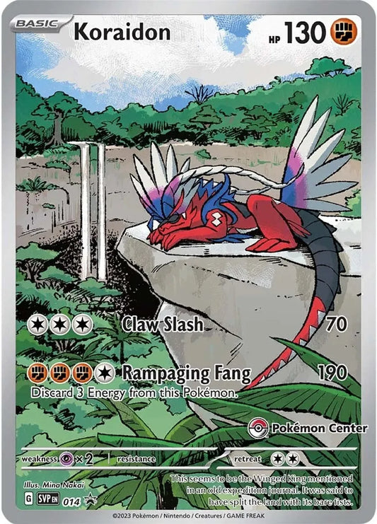 Koraidon - 014 (Pokemon Center Exclusive) - SV: Scarlet & Violet Promo Cards (SVP)