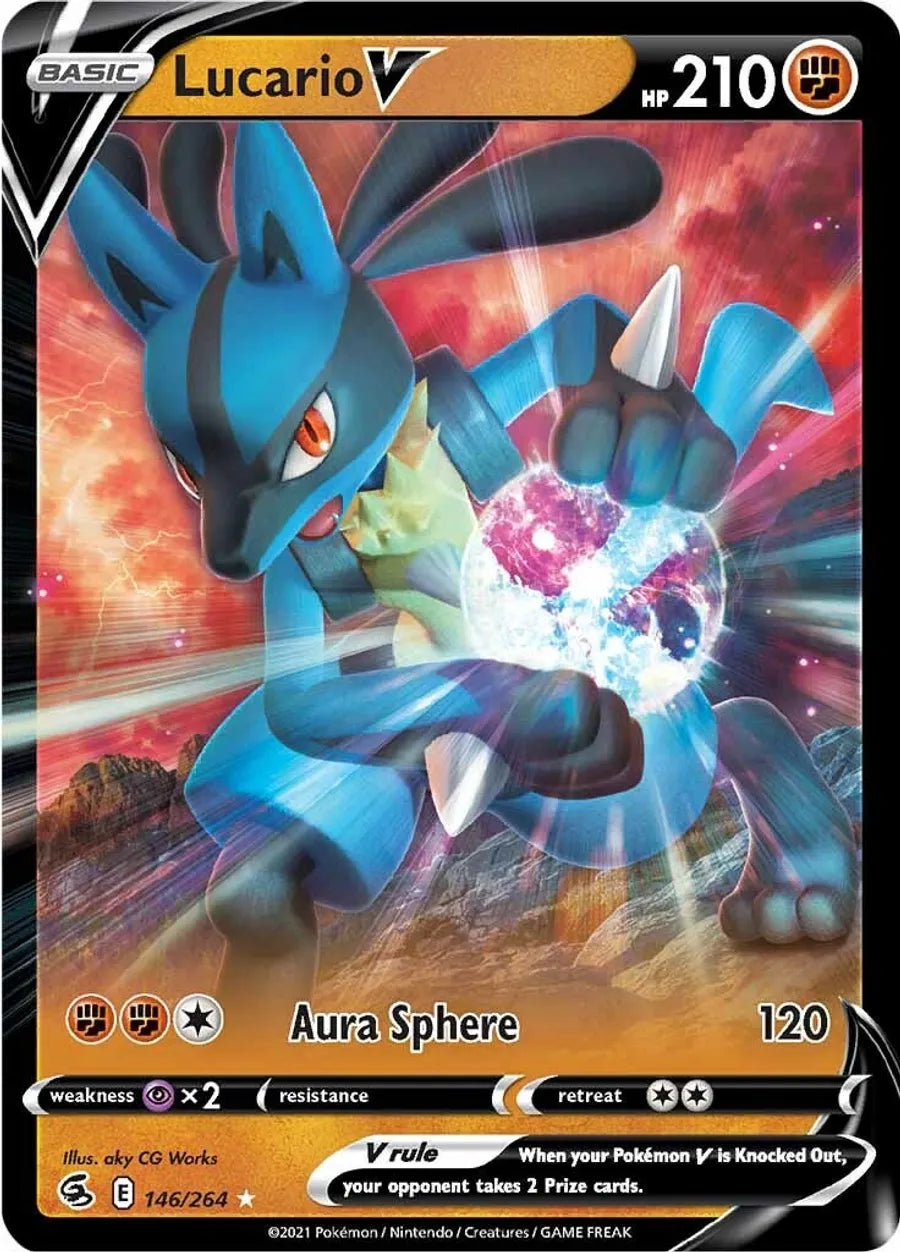 Lucario V - SWSH08: Fusion Strike (SWSH08)