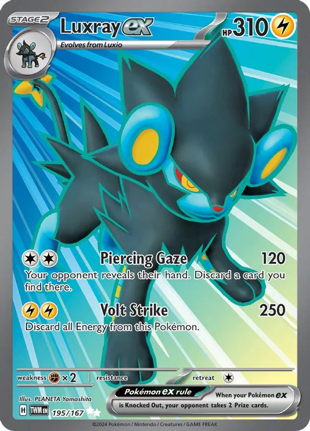 Luxray ex - 195/167 - SV06: Twilight Masquerade (TWM)