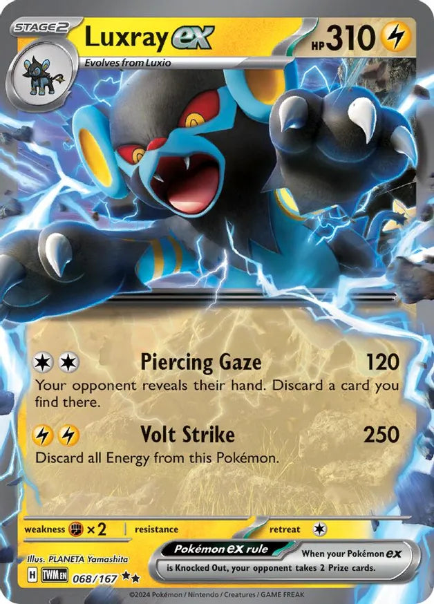 Luxray ex - 068/167 - SV06: Twilight Masquerade (TWM)