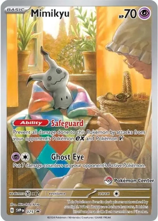 Mimikyu - 075 (Pokemon Center Exclusive) - SV: Scarlet & Violet Promo Cards (SVP)