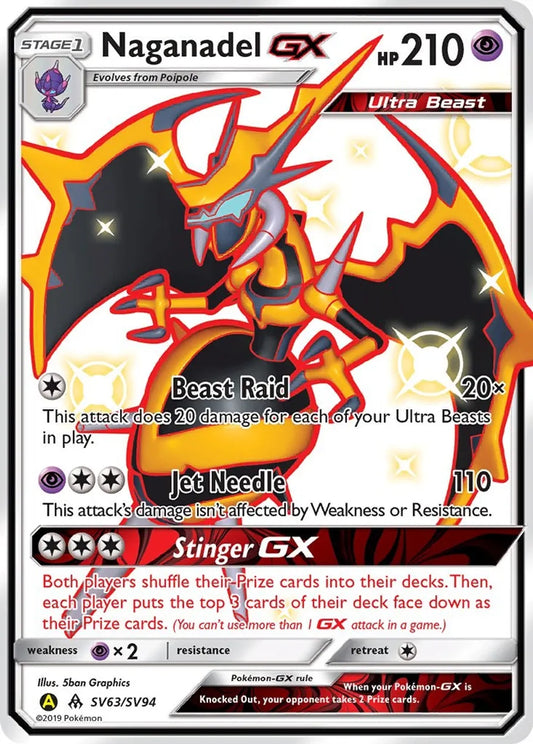 Naganadel GX - Hidden Fates: Shiny Vault (HIF:SV)