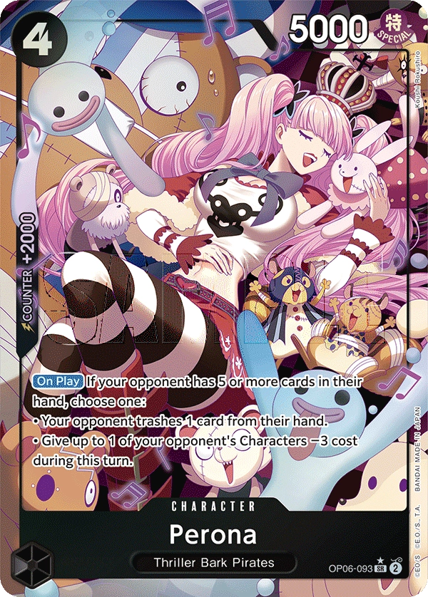 Perona (093) (Alternate Art) - Wings of the Captain (OP06)