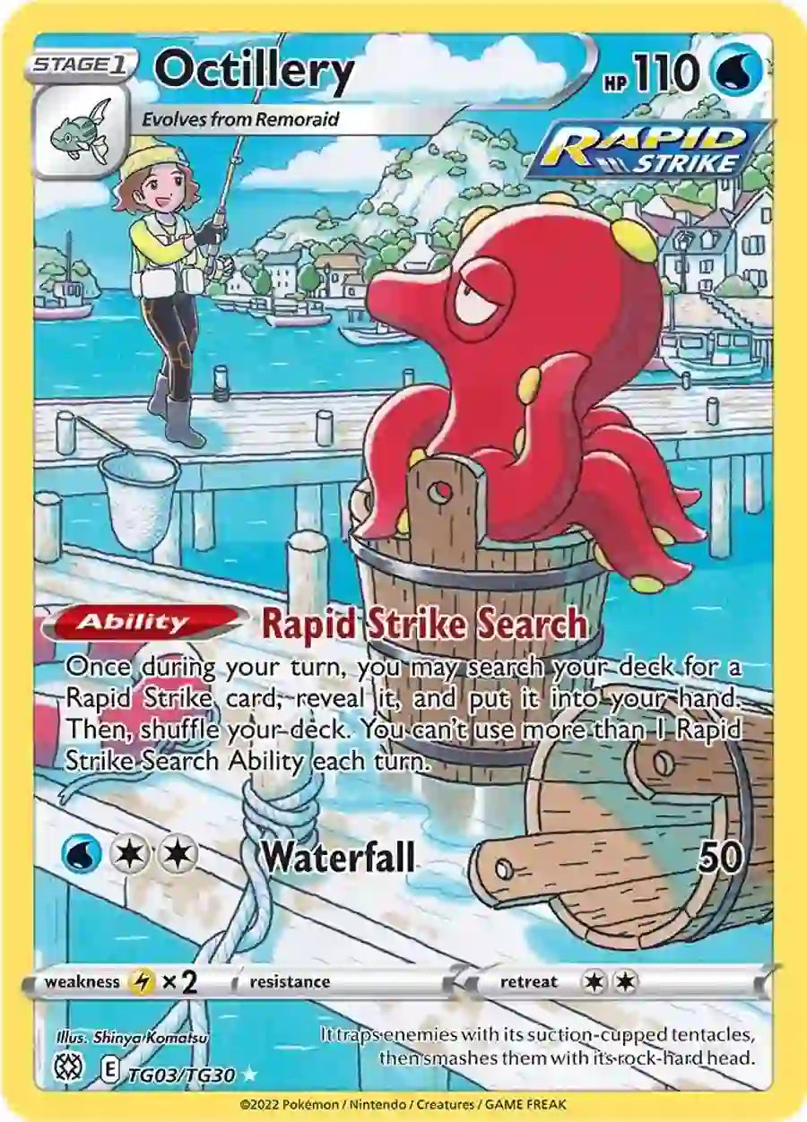 Octillery - SWSH09: Brilliant Stars Trainer Gallery (SWSH09:TG)