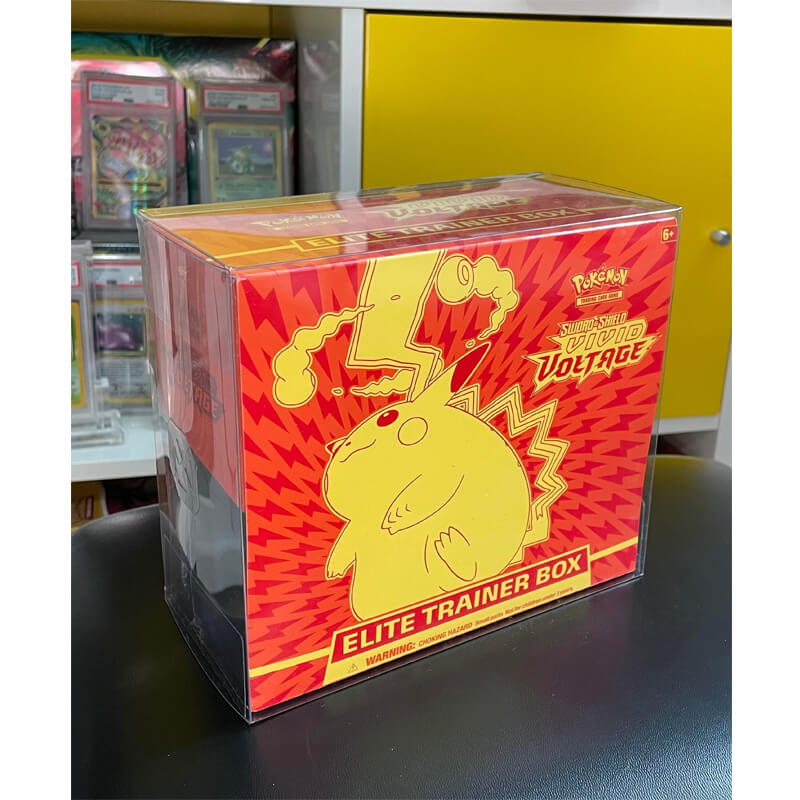 5x Pokemon Booster Large Box PET Protector Soft Crease 0.50 MM