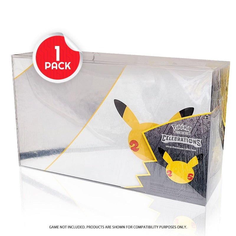 Pokemon Celebrations Ultra Premium Booster Collection Box EVORETRO PET Protector 0.45MM - Pack of 1
