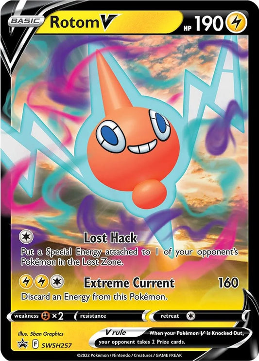 Rotom V - SWSH257 - SWSH: Sword & Shield Promo Cards (SWSD)